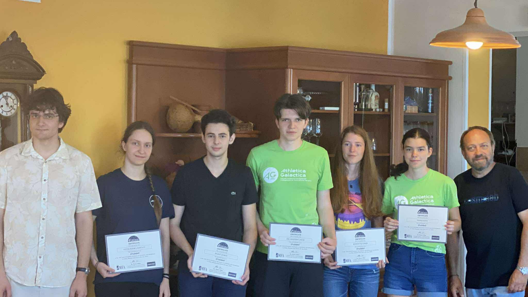 A magyar hallgatók az érmeket Söpörik a regionális csillagászat olimpiájában Szlovéniában