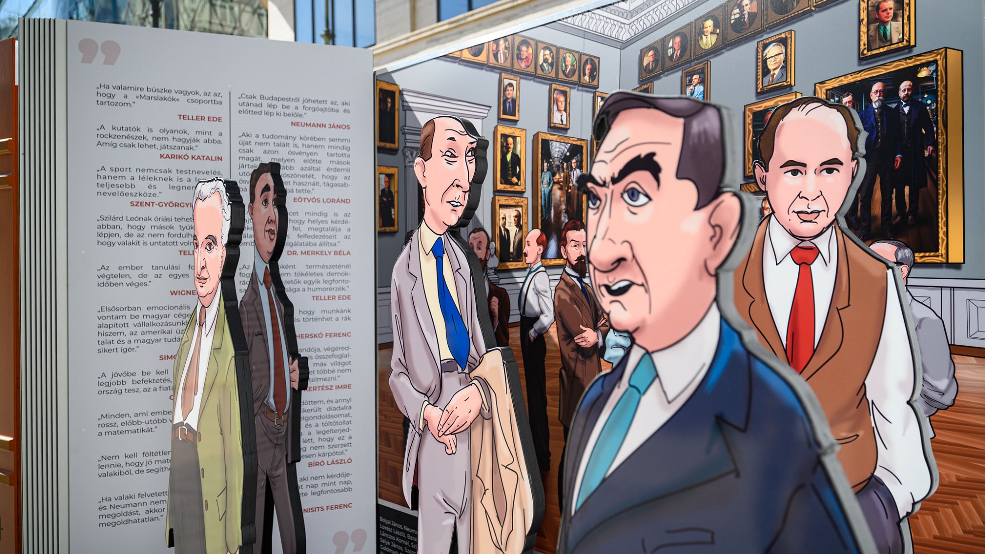 Robert Palladino, Miklós Szánthó nyílt kiállítás, amely tiszteletben tartja a magyar tudósokat