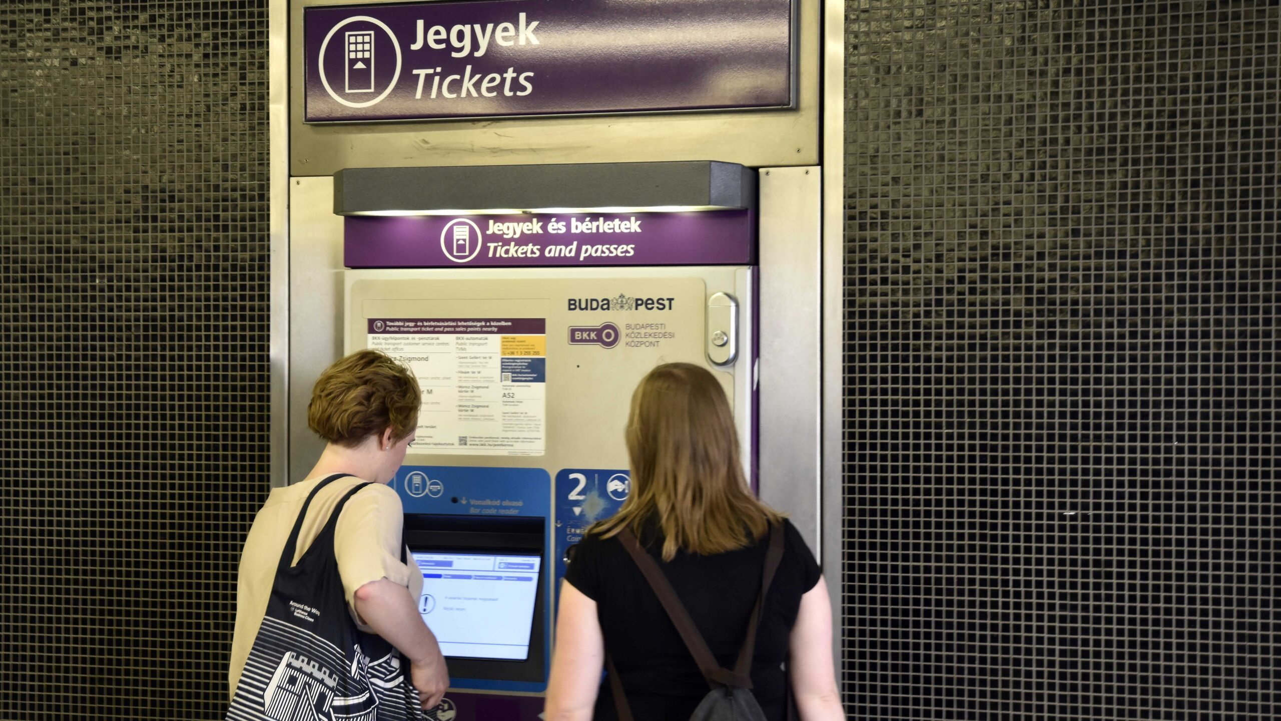 Budapest 2026 -ig a teljes jegygép -hálózat modernizálására