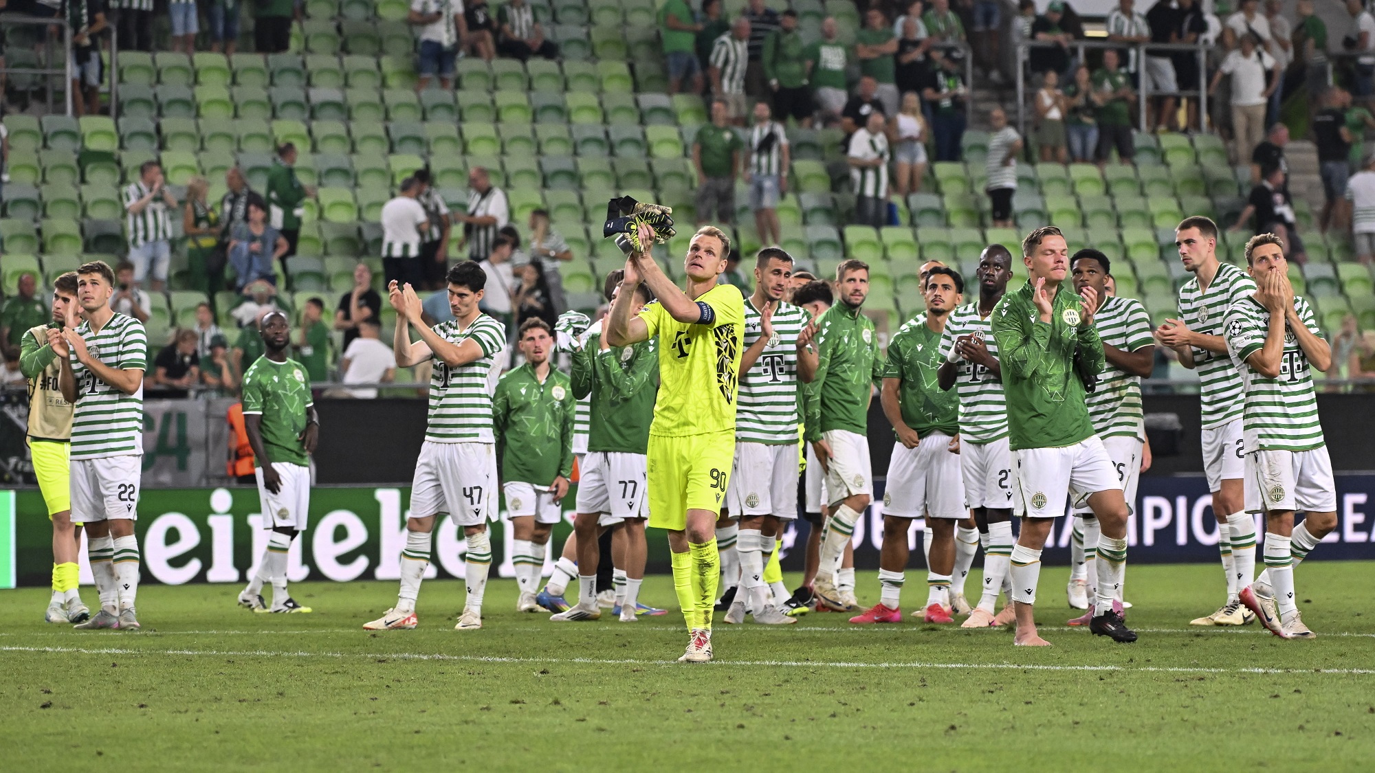 Ferencváros legyőzte Qarabağ -t, de elmarad az UCL -ben