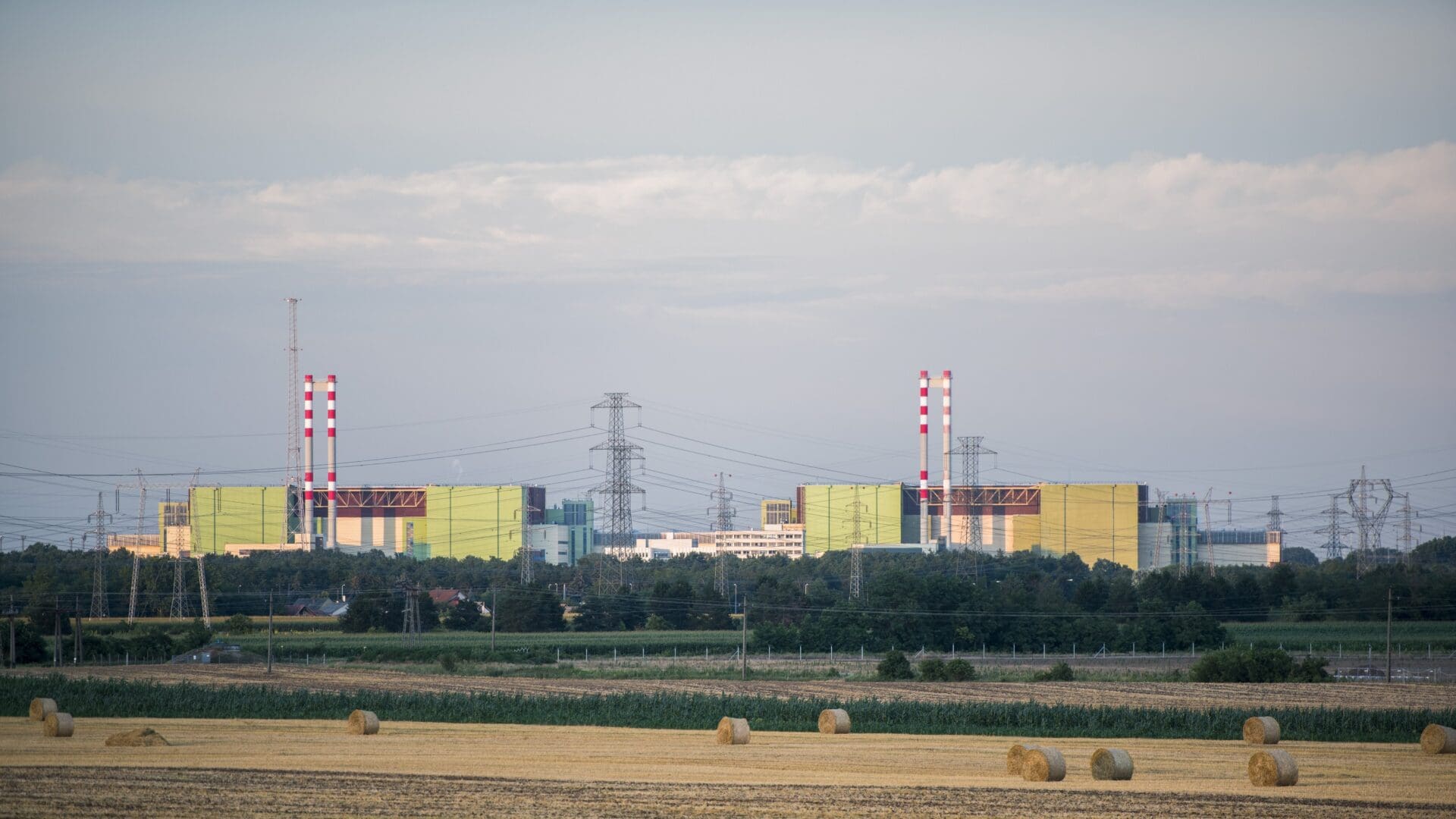 The Paks nuclear plant on 22 June 2018