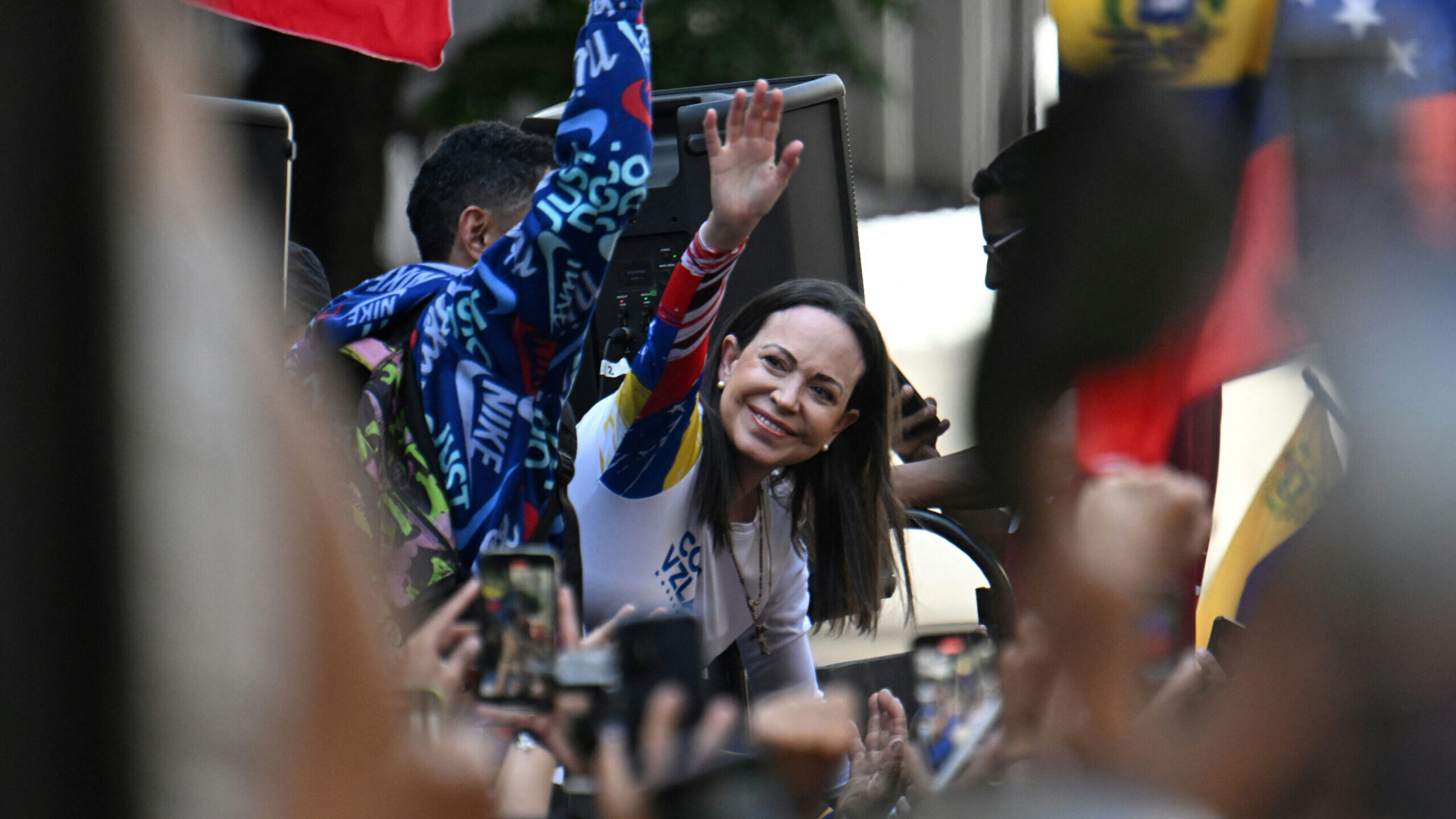 A Nobel Peace -díjas María Corina Machado odaadja a díjat Donald Trumpnak