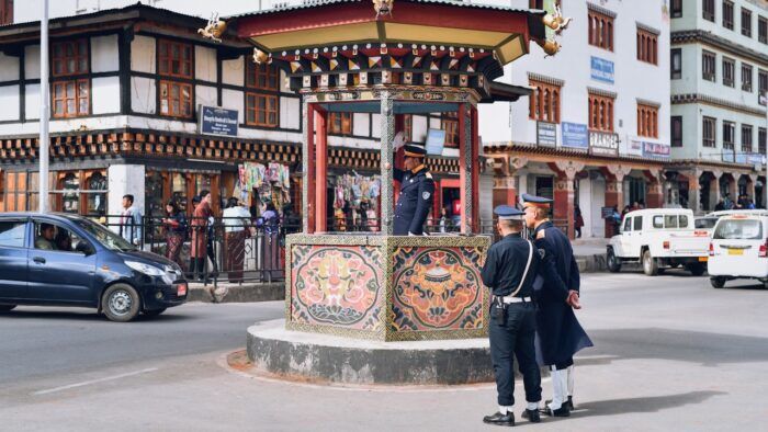 Bhután közlekedési lámpák 3 700x394