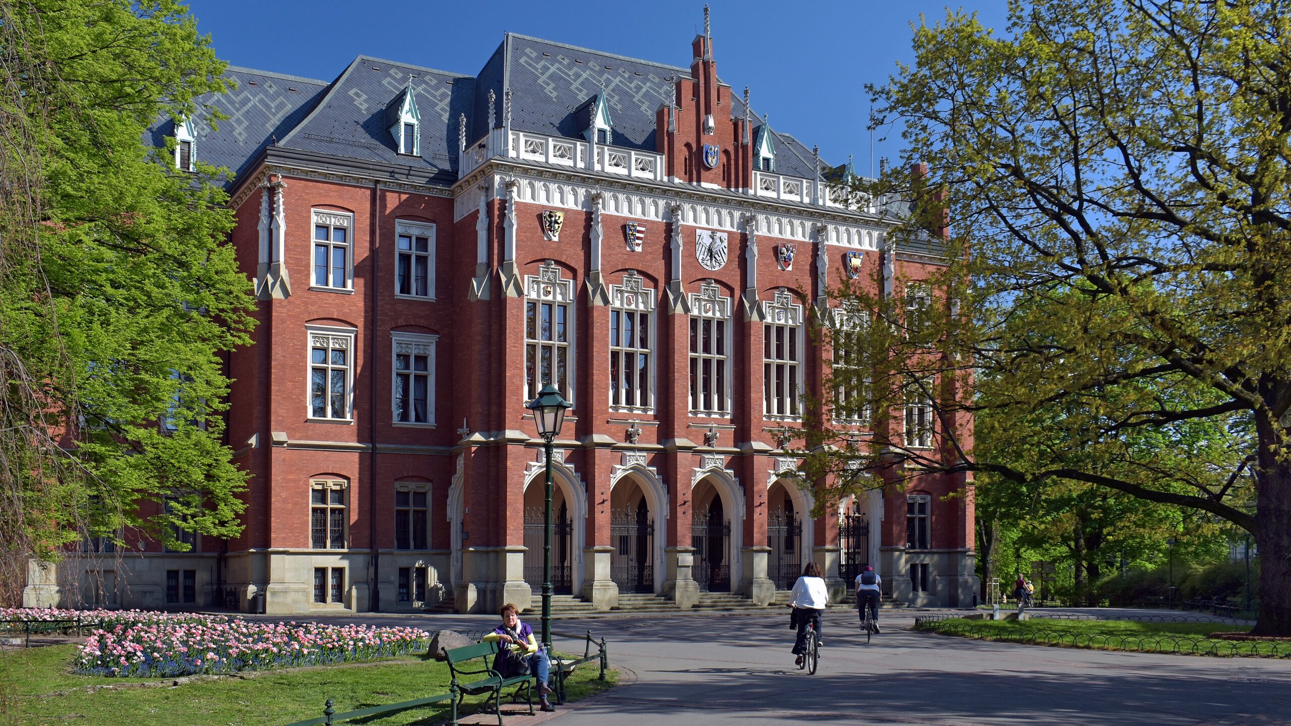 Jagiellonian University Collegium Novum, 1882 designed by Feliks Księżarski, 24 Gołębia street, Old Town, Krakow, Poland