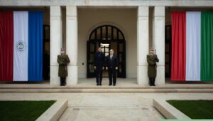 Santiago Peña paraguayi elnök Magyarországra látogat