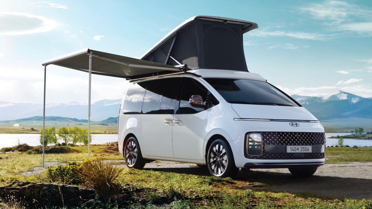Hyundai Staria Camper Concept: mert egy lakóautó is lehet elektromos és futurisztikus