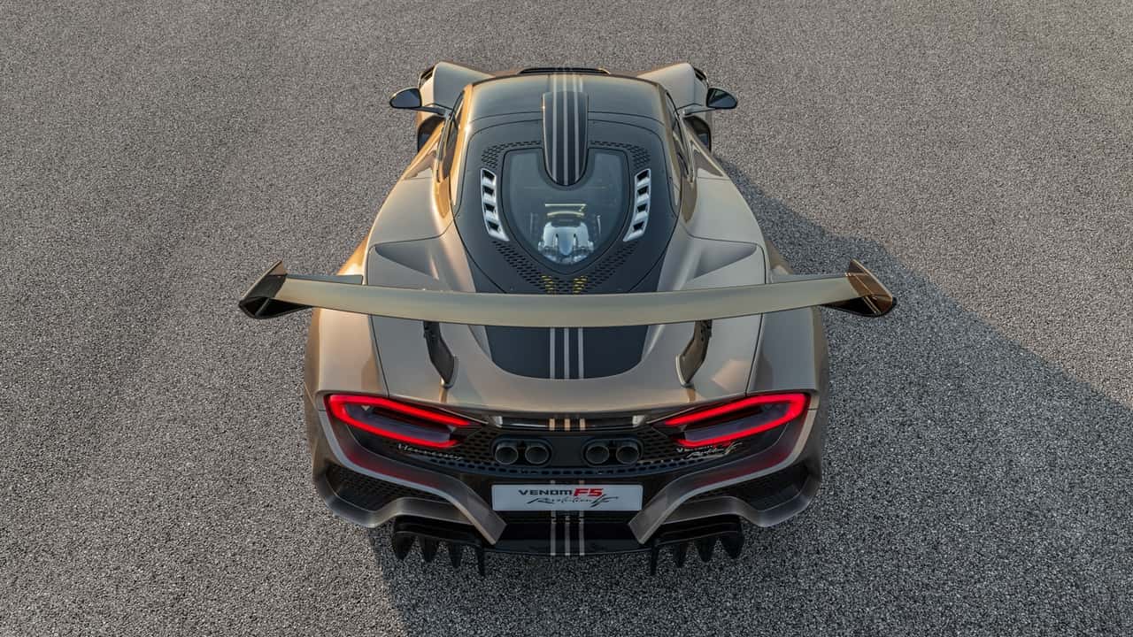 Hennessey Venom F5 Revolution LF hátulnézet