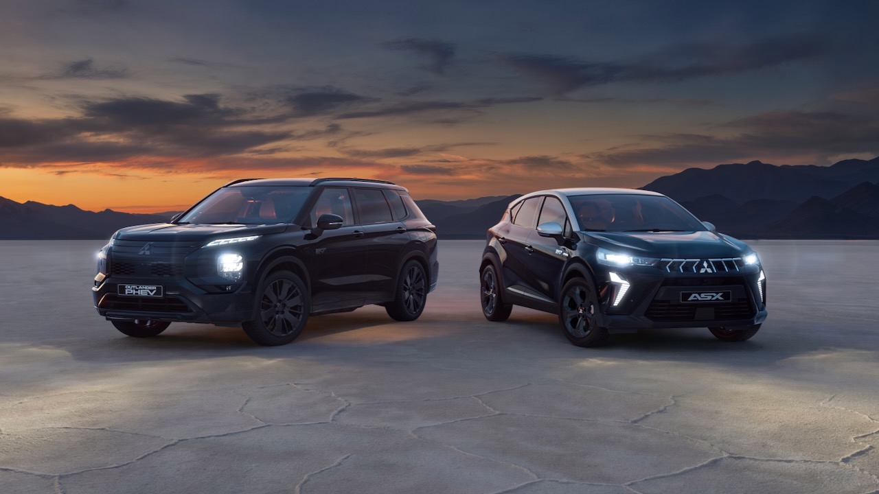 A Mitsubishi ASX és az Outlander PHEV felszereltsége az új Black Editionnal bővült